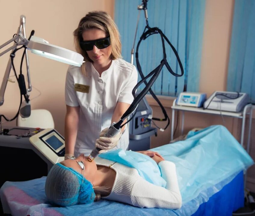 Laserski aparat za pomlajevanje obraza
